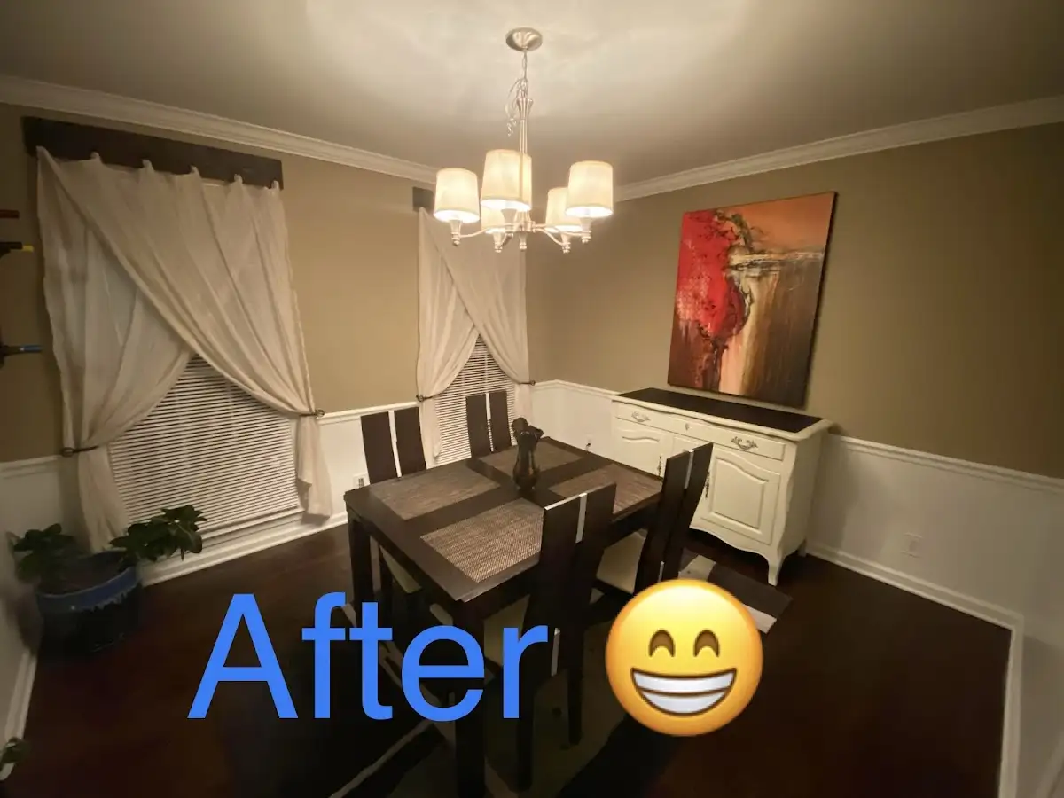 Professional dining room restoration after water damage in Columbus